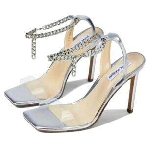 STEVE MADDEN Peena PVC Heels size 8